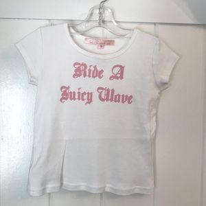 Juicy couture Baby white T shirt!